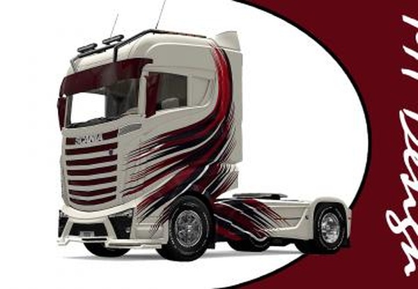 Scania Concept MT Design skinверсия 1.0 для Euro Truck Simulator 2 (v1.35.x)