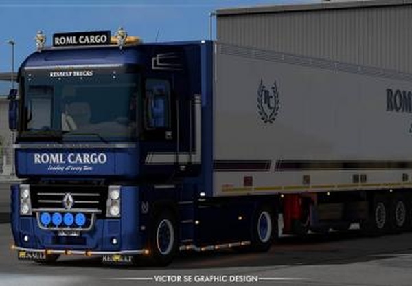 ROML Cargo Deluxe Edition Skinpackверсия 1.0 для Euro Truck Simulator 2 (v1.34.x)