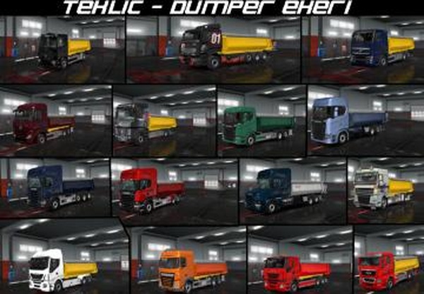 Ekeri Dumperверсия 1.1 для Euro Truck Simulator 2 (v1.33.x, - 1.35.x)