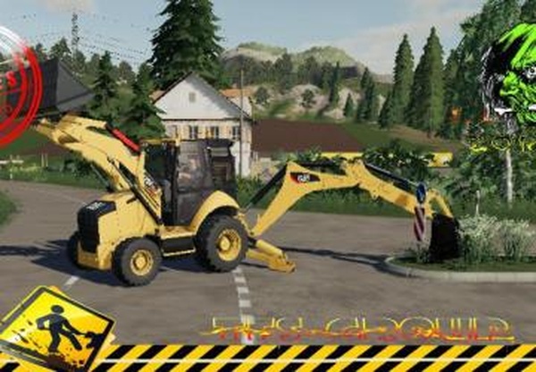 Caterpillar 420 FIT Backhoeверсия 1.0 для Farming Simulator 2019 (v1.5.1.0)