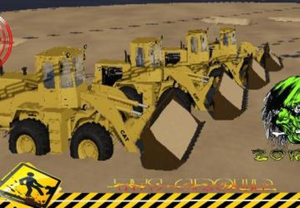 1989 Cat Loader Packверсия 1.2 для Farming Simulator 2019 (v1.5.1.0)