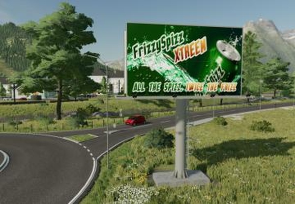 Large Billboard (Prefab*)версия 1.0.0.0 для Farming Simulator 2022