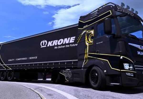 Скин Evo Lion для MAN TGX Euro 6версия 1.0 для Euro Truck Simulator 2 (v1.34.x)