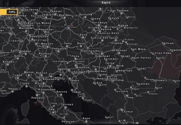 Русификатор для карты Project Balkansверсия 1.0 для Euro Truck Simulator 2 (v1.33.x, 1.34.x)