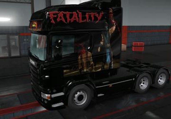 Скин Mortal Kombatверсия 1.0 для Euro Truck Simulator 2 (v1.32.x, - 1.34.x)
