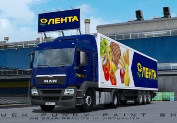 Пак скинов магазина ЛЕНТАверсия 1.0 для Euro Truck Simulator 2 (vv1.32.x, - 1.34.x)