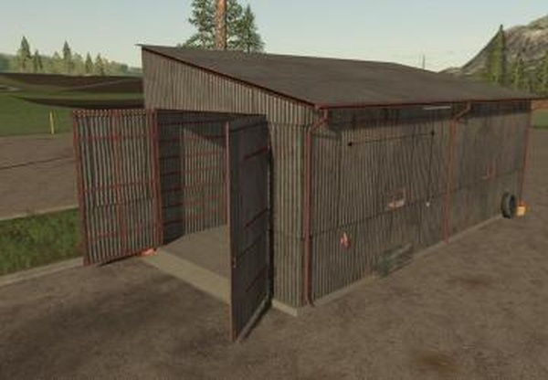 Metal Shed 6х13версия 1.0 для Farming Simulator 2019 (v1.5.1.0)