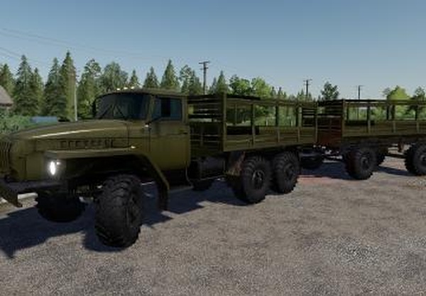 Урал-4320версия 1.0 для Farming Simulator 2019 (v1.5.x)