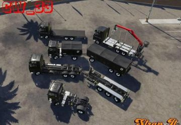 Man Truck Pack Strapitверсия 1.0 для Farming Simulator 2019 (v1.5.1.0)