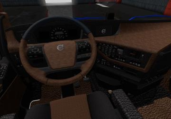 Интерьер для Volvo FH16 2012версия 1.0 для Euro Truck Simulator 2 (v1.32.x, - 1.43.x)