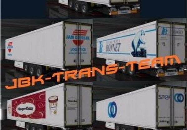 Пак из 7 скинов для своего прицепа Kronev1.0 для Euro Truck Simulator 2 (v1.32.x, - 1.35.x)