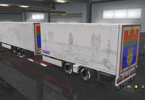Пак скитнов Волгоград на стандартные прицепыv1.2 для Euro Truck Simulator 2 (v1.32.x, - 1.34.x)