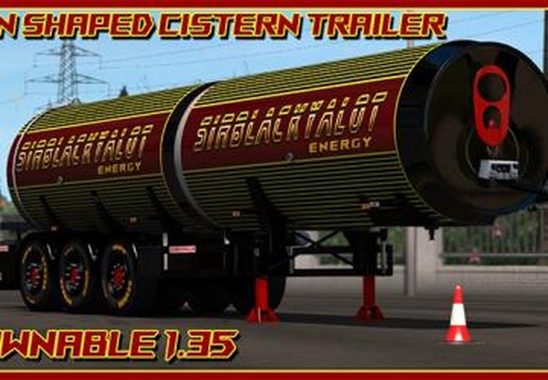 Can Tanker Trailerверсия 1.0 для Euro Truck Simulator 2 (v1.35.x)