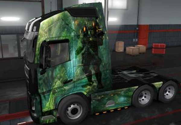 Скин хищникверсия 1.0 для Euro Truck Simulator 2 (v1.32)