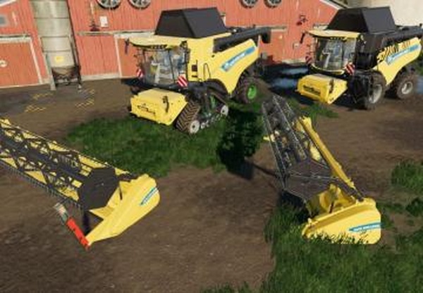 New Holland CR 6.90 и жаткаверсия 1.0 для Farming Simulator 2019 (v1.5.1.0)