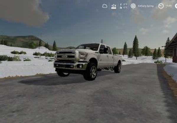 2011 Ford F350 Super Duty Crew Cabверсия 1.0 для Farming Simulator 2019 (v1.5.1.0)