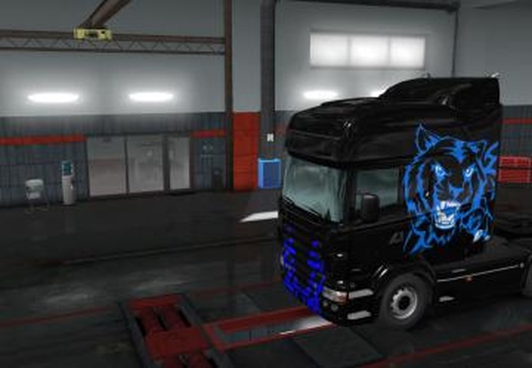 Тигр скинверсия 1.0 для Euro Truck Simulator 2 (v1.32.x, - 1.34.x)
