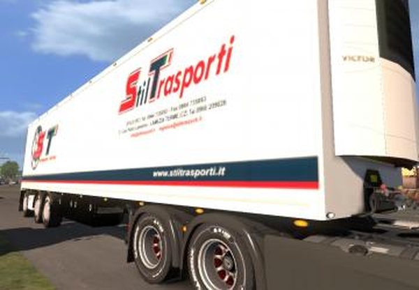 Скин «Stil Trasporti» для своего прицепаv1.0 для Euro Truck Simulator 2 (v1.32.x, - 1.35.x)