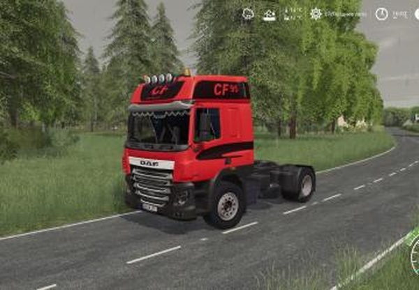 DAF CF95версия 1.0 для Farming Simulator 2019 (v1.5.1.0)