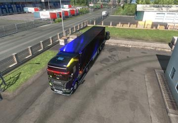 Скин «Радуга» на прицепы кроме платформ и Kronev1.0 для Euro Truck Simulator 2 (v1.32.x, - 1.34.x)