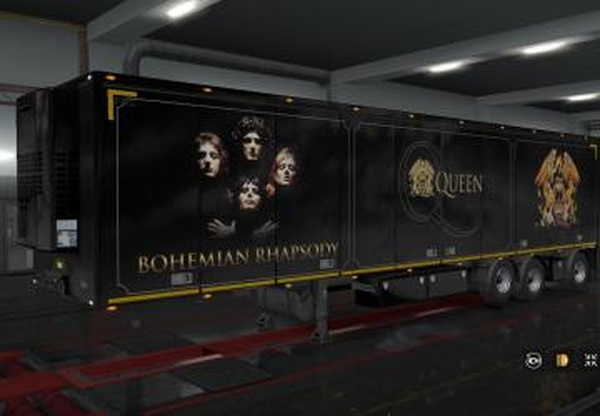 Скин «Queen» для своего прицепаверсия 1.0 для Euro Truck Simulator 2 (v1.32.x, - 1.34.x)