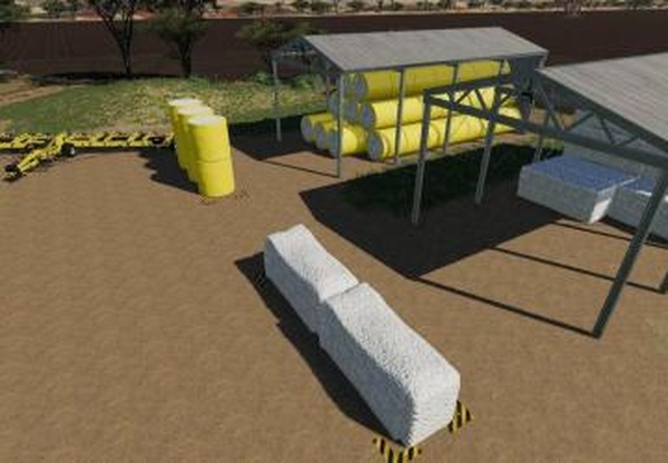 Cotton Storage Shedsверсия 1.0 для Farming Simulator 2019 (v1.5.1.0)