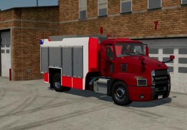 Mack Anthem Fire Truckверсия Beta для Farming Simulator 2022