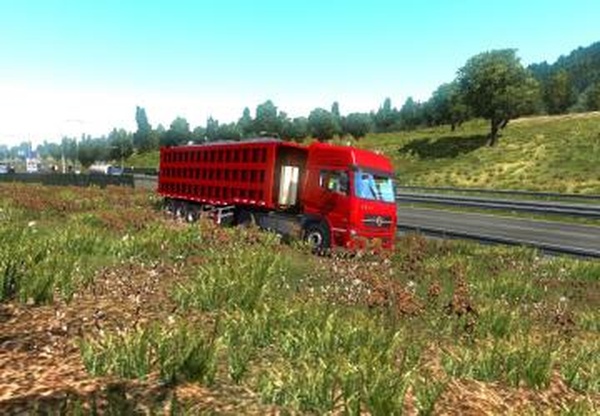 10.5 meters Heavy Duty Trailerверсия 1.0 для Euro Truck Simulator 2 (v1.33.x, 1.34.x)