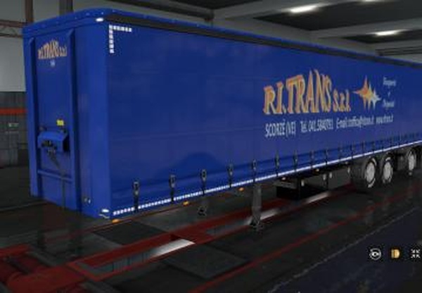 Скин «Ri.Trans» для своего прицепаверсия 1.0 для Euro Truck Simulator 2 (v1.32.x, - 1.34.x)