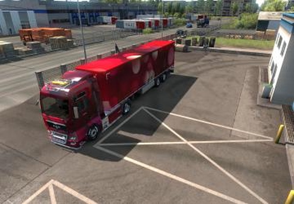 Cкин «Блики» на прицепы кроме платформ и Kronev1.0 для Euro Truck Simulator 2 (v1.33.x, 1.34.x)