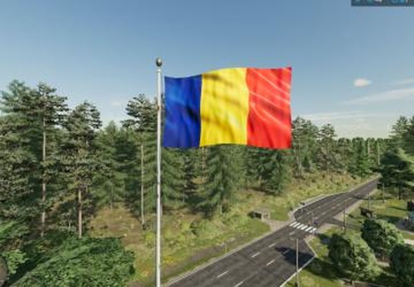 Romanian Flagверсия 1.0.0.0 для Farming Simulator 2022