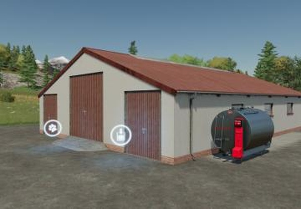 Small Modern Barnверсия 1.0.0.0 для Farming Simulator 2022