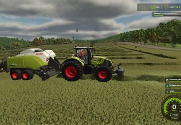 Claas Quadrant 5300 FCверсия 1.1 для Farming Simulator 2025