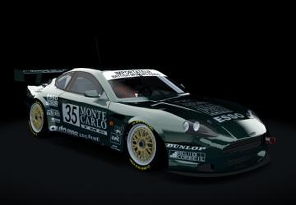 Aston Martin DB7 GT1версия 1.0 для Assetto Corsa