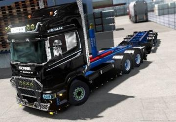 Scania RJL Abroll Comboверсия 1.0 для Euro Truck Simulator 2 (v1.33.x, 1.34.x)