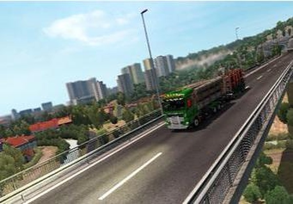 Timber Trailer for MAN TGX Euro 6 MADsterv1.0 для Euro Truck Simulator 2 (v1.33.x, 1.34.x)