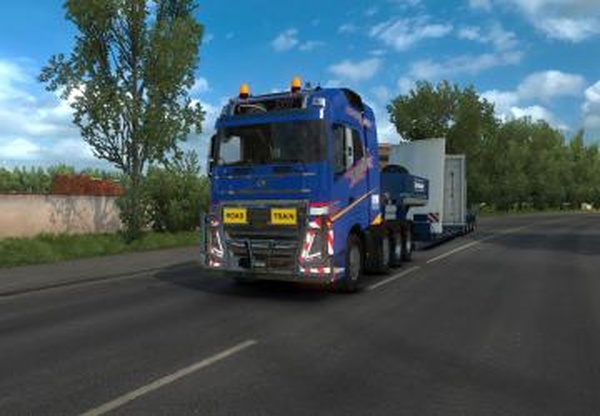 Volvo FH16 + Tandem Trailersверсия 7.0 для Euro Truck Simulator 2 (v1.32.x, - 1.34.x)