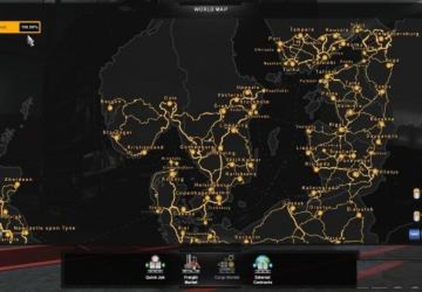 100% Explored Save Game Profile The Baltic Seav1.0 для Euro Truck Simulator 2 (v1.34.x, - 1.38.x)