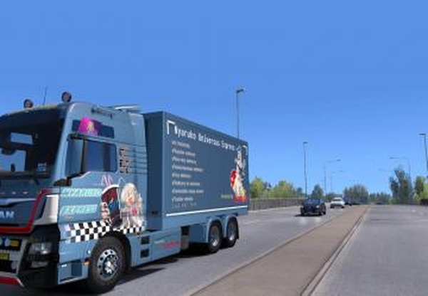 Tandem Chassis for MAN TGX Euro 6версия 1.0 для Euro Truck Simulator 2 (v1.34.x)