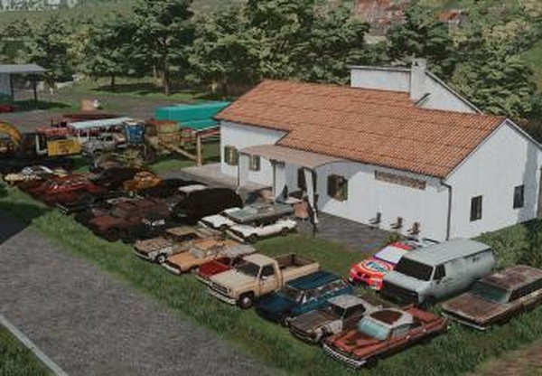 Placeable Junkyard Carsверсия 1.0.0.0 для Farming Simulator 2022 (v1.8x)