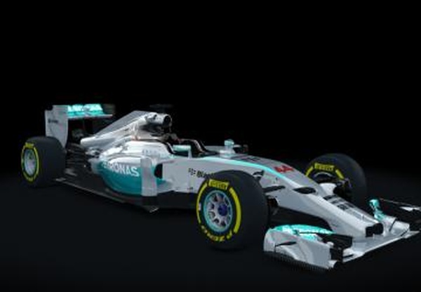 Mercedes W05версия 1 для Assetto Corsa