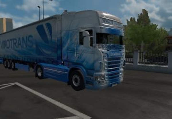 Комбо скин пак Vikotrans для Scania RS RJLv2.0 для Euro Truck Simulator 2 (v1.34.x)