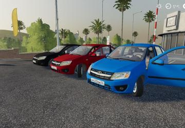 Лада Гранта Лифтбекверсия 1.0 для Farming Simulator 2019 (v1.5.1.0)