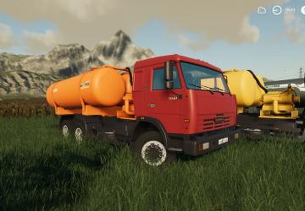 КамАЗ-5320 КО-505Аверсия 2.6.1 для Farming Simulator 2019 (vv1.5.x)