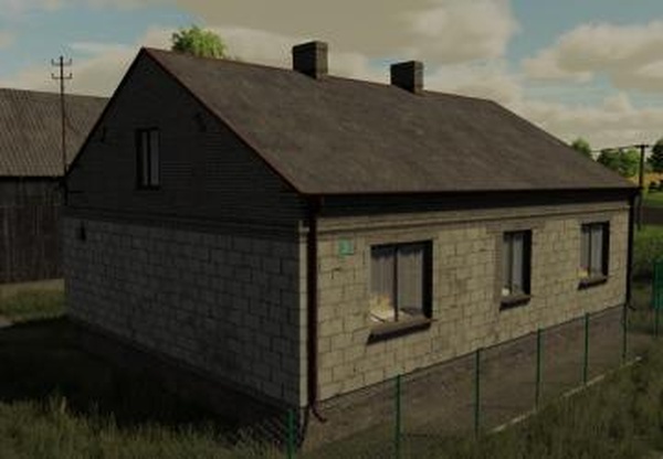 Small Brick Houseверсия 1.0.0.0 для Farming Simulator 2022