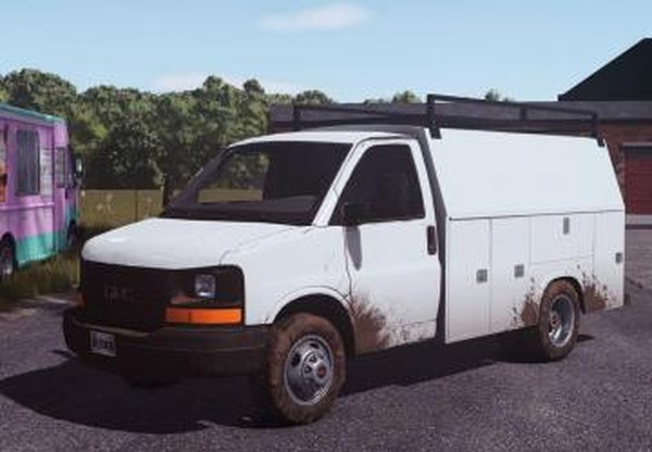 2006 GMC Savana / Chevy Express Service Vanv1.0.0.0 для Farming Simulator 2025