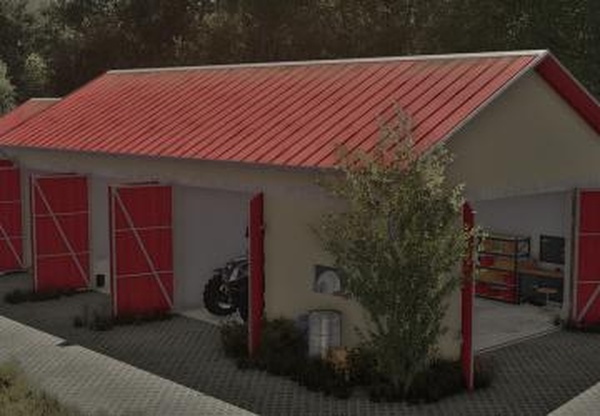 Garage For Machinesверсия 1.0.0.0 для Farming Simulator 2022