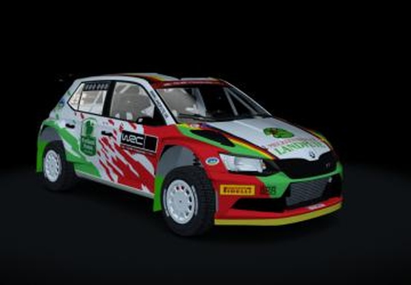 Skoda fabia R5 Gravelверсия 1 для Assetto Corsa
