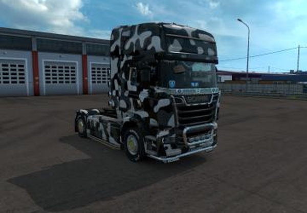 Скин «ОМОН» для Scania Streamlineверсия 1.0 для Euro Truck Simulator 2 (v1.33.x, 1.34.x)