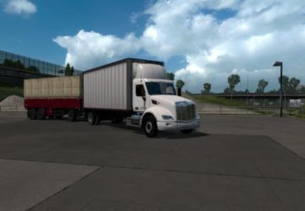 Peterbilt 579 Box Truckверсия 1.0 для Euro Truck Simulator 2 (v1.32.x, - 1.34.x)